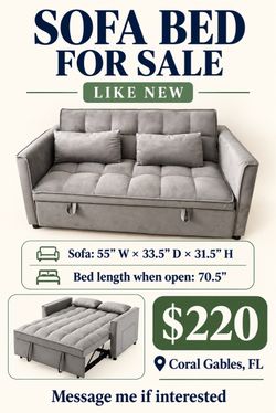 Sofa Bed in Excellent Condition