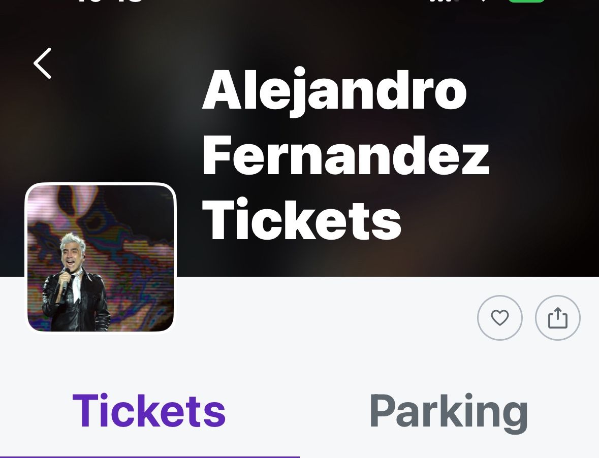 Alejandro Fernandez Tickets