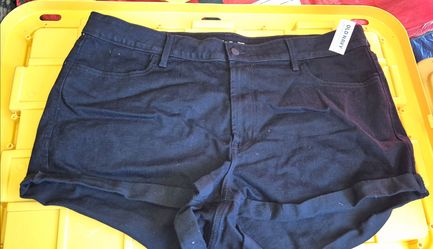 New womens plus size 20 jean shorts