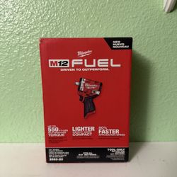 M12 FUEL 12V Lithium-Ion Brushless Cordless Stubby 3/8 in. Impact Wrench (Tool-Only)