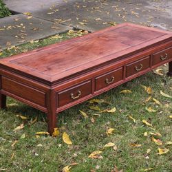 🌿 Beautiful Solid Wood Coffee Table