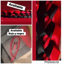 Lei rojo y negro disponible $15 en Fairfield