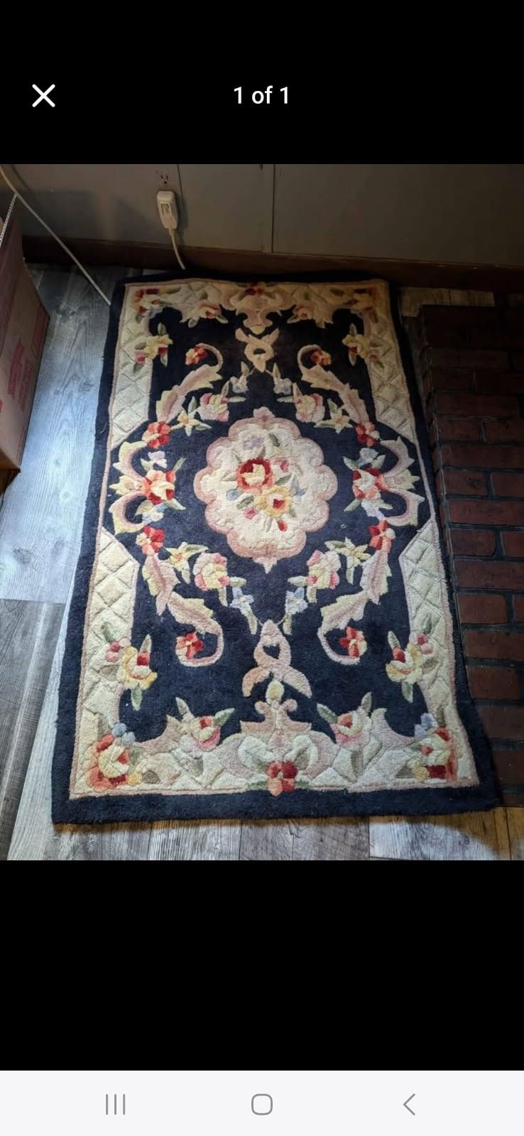 3´ x 5´ Chinese Aubusson Oriental Rug