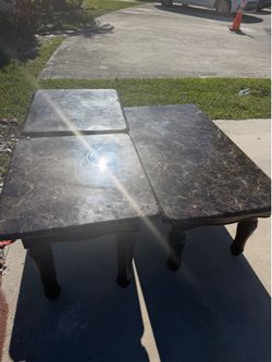 3 Piece coffee table set