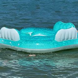 NEW Inflatable Island Float, Funsicle 9 ft Party Mix Inflatable Island Float, Party Float - Adult Sized !