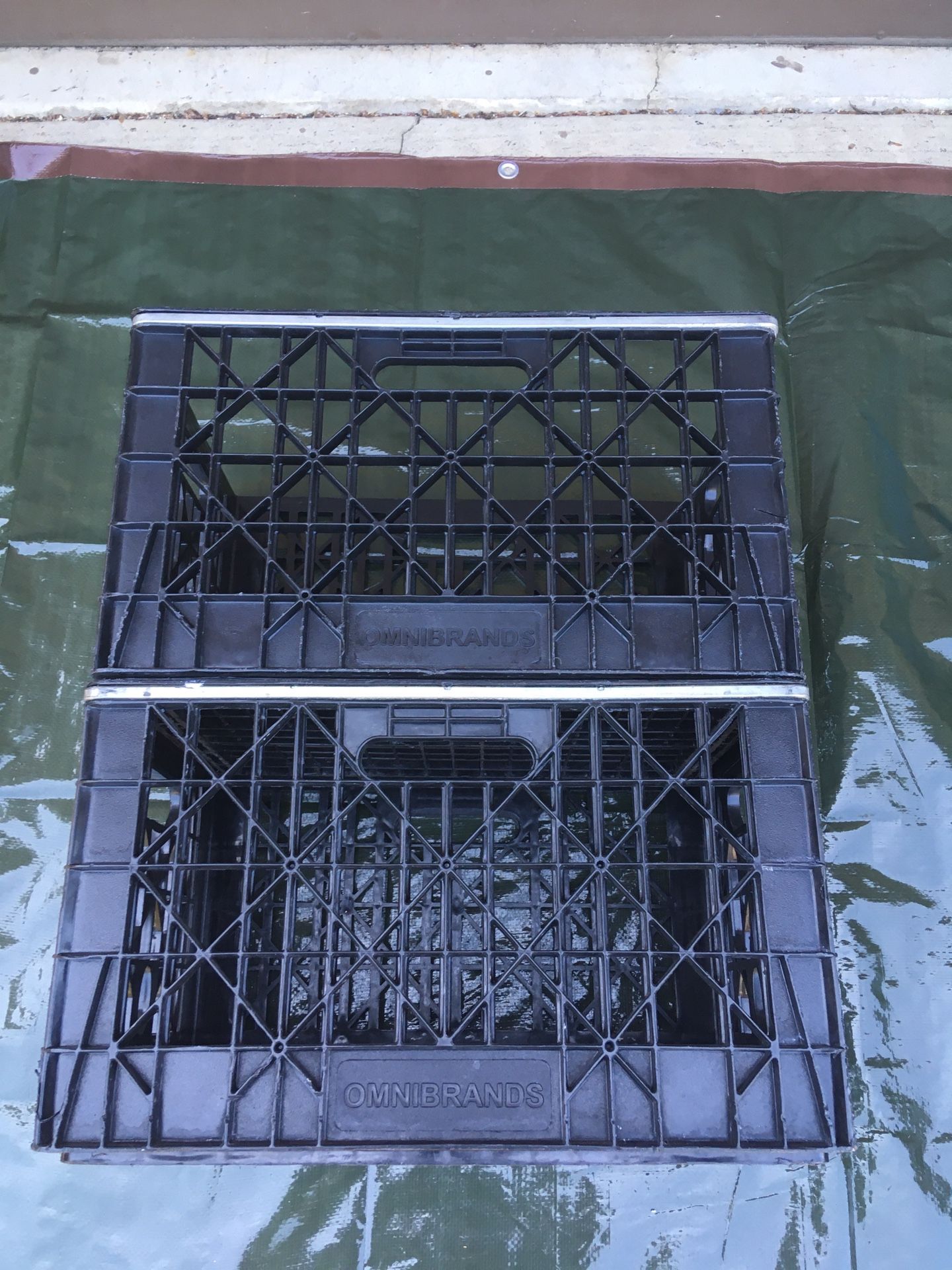BLACK Dairy Crates