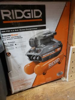 200 PSI 4.5 Gal Quiet Compressor