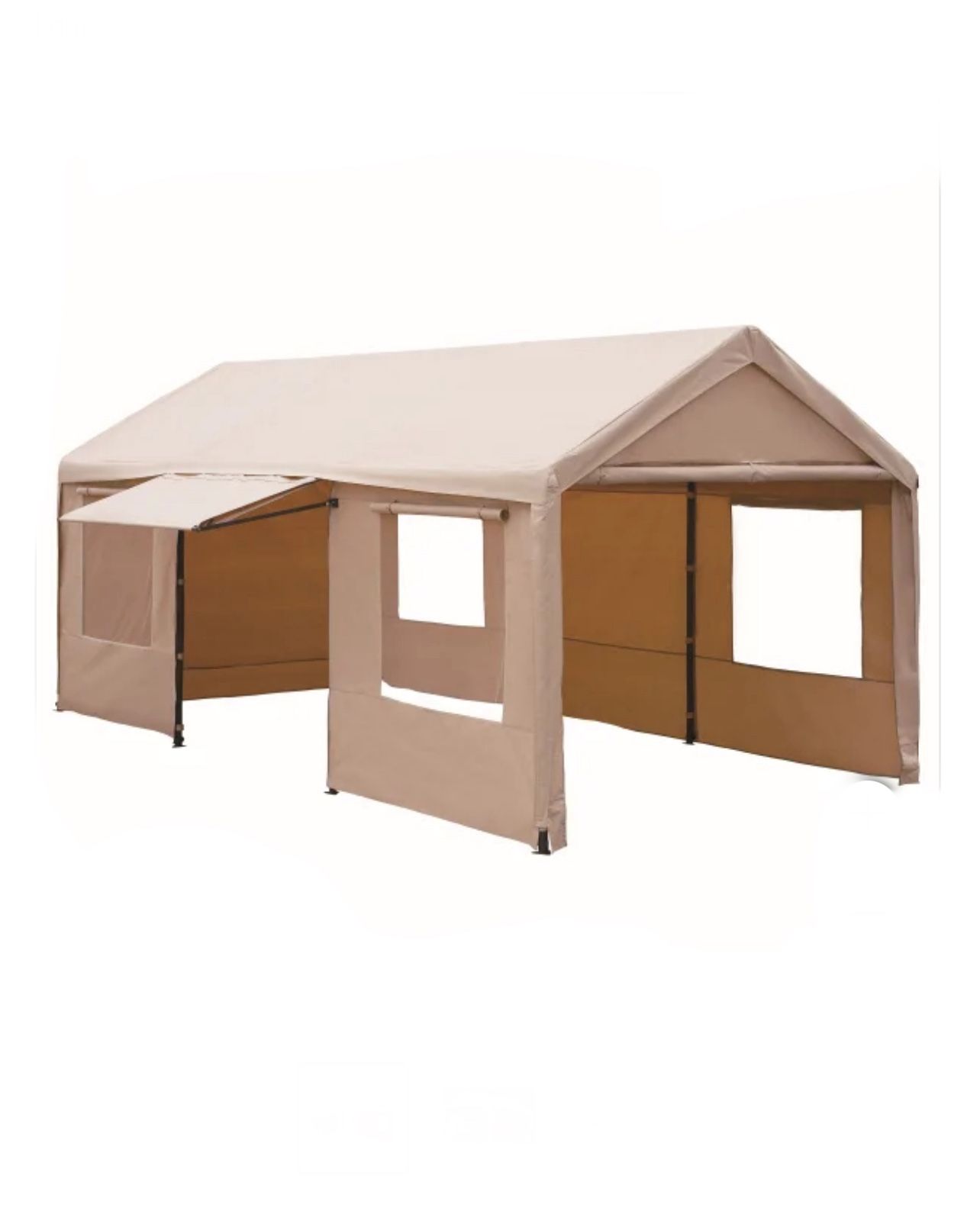 Steel Frame 10’ x 20’ High Quality Canopy Carport for Boat Car or Truck Like New