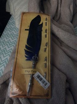 Harry Potter feathered Dip Pen