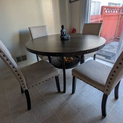 Dining table with 4 chairs