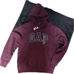 Gap Logo Zip-Up Hoodie Sweatshirt