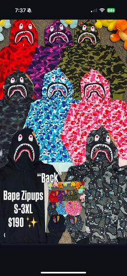 Bape Hoodies S-3XL Authentic