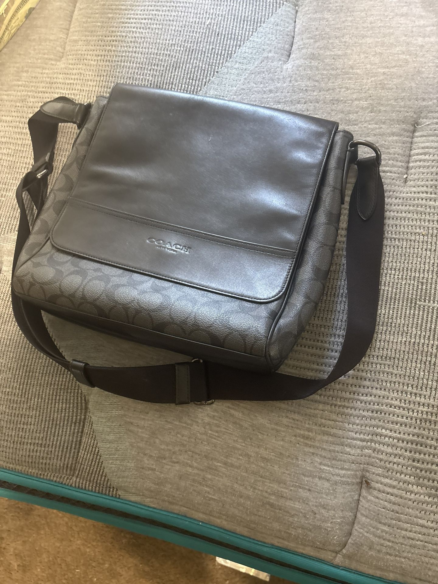 Black Messenger Bag Coach