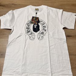 Bape White Tee