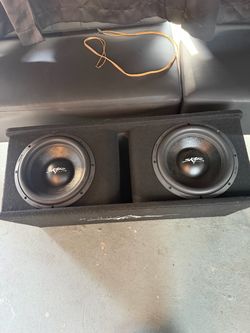 🔊 SKAR Audio Dual 10” Subwoofers w/ Ported Box – 1200W RMS