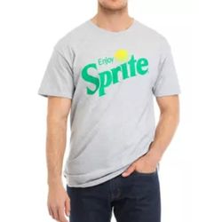 Men's Cool Sprite Graphic Print T Shirt Heather Grey