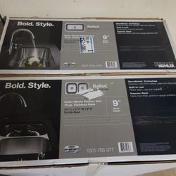 3 Undermount Sinks 2 Double 1 Single. $200 Each Pickup In Riverbank 