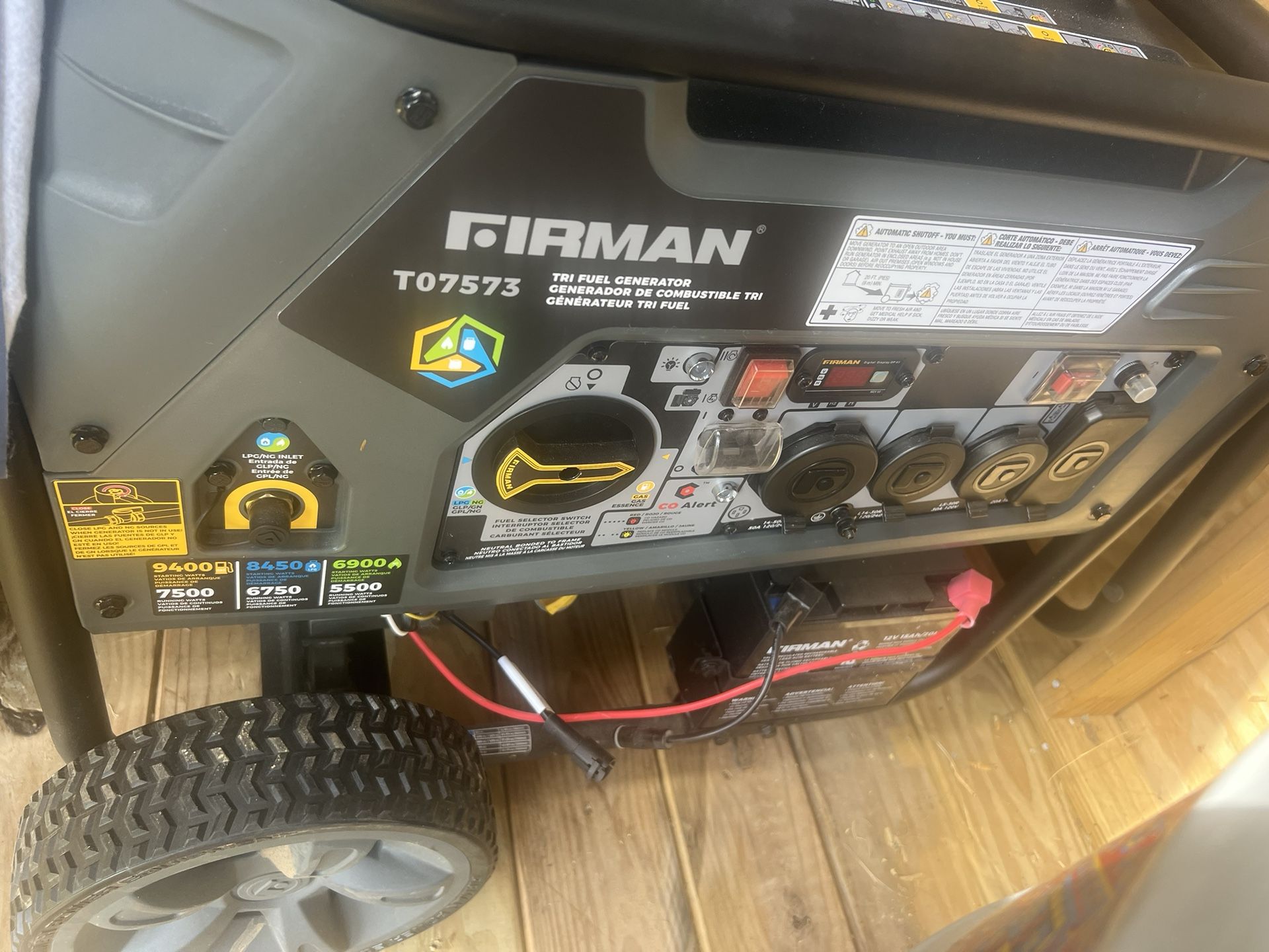 Firman 7500W TriFuel Generator for Sale in Cypress, TX OfferUp