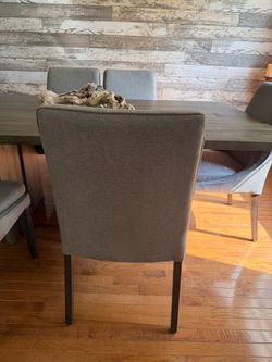 Arhaus dinning chairs (6)
