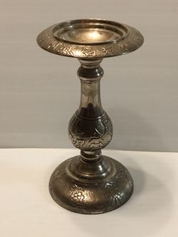 Silver Candle stick Holder