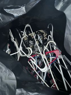 Free bag of clothes hangers