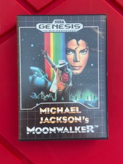 Michael Jackson's Moonwalker Sega Genesis , 1990  CIB 1st Print RARE ( COMPLETE ) arcade