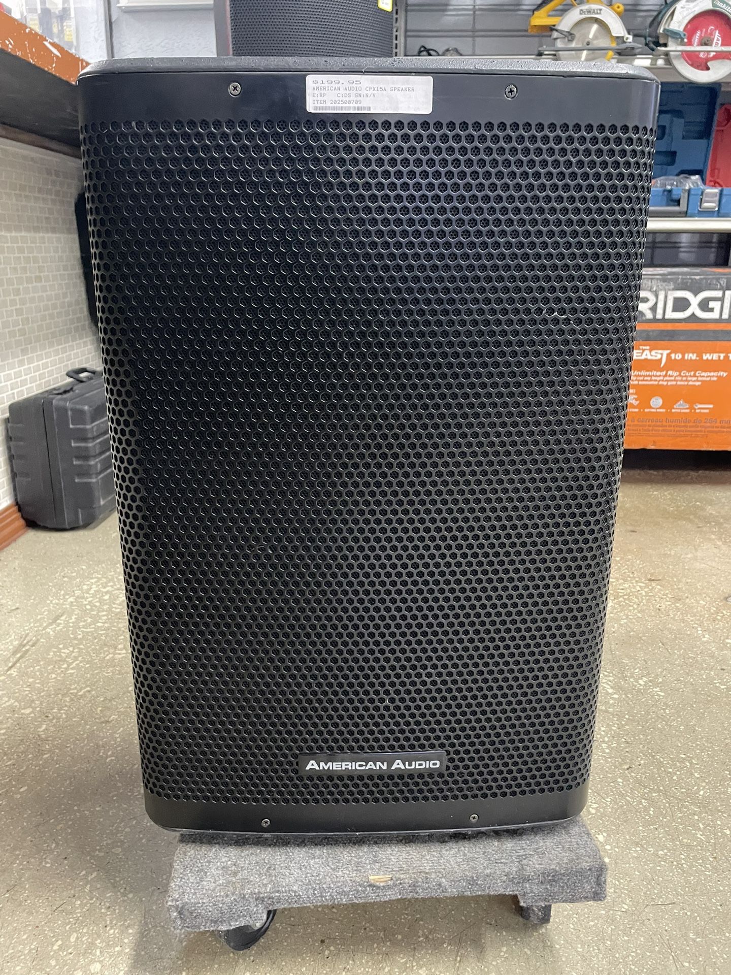 American audio power speaker model: CPX 15a 
