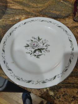 Vintage plate Romance