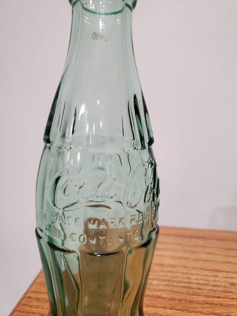 Vintage 1923Green Coca Cola Bottle