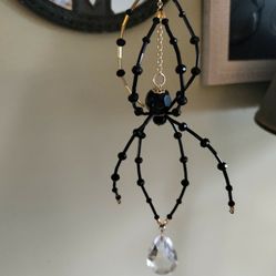 Beaded Spider Suncatcher 