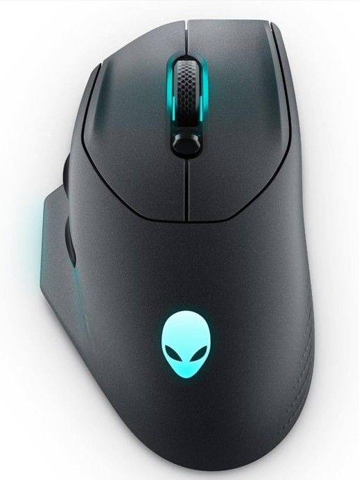 Alienware Wireless Gaming Mouse AW620M - Wireless/Wired, 1 x USB - 4 pin USB Type A, 26000 dpi