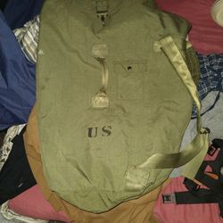 Army Duffle Bag/ Back Pack