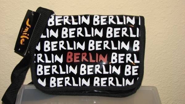 Berlin Logo Messenger Crossbody Bag