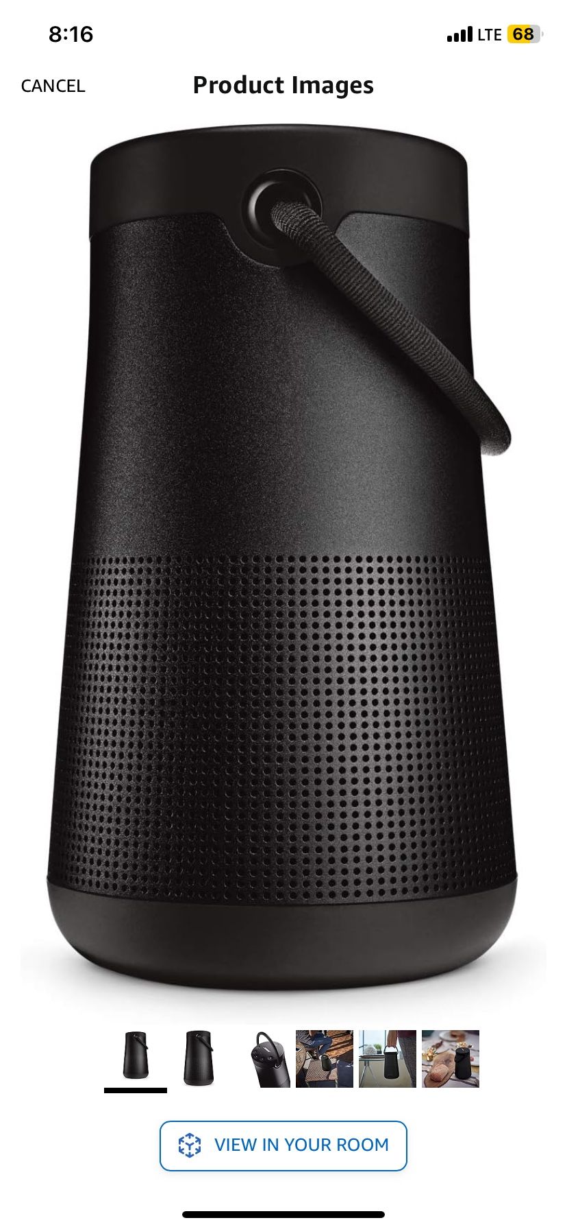 Bose SoundLink Revolve+ (Series II) Bluetooth Speaker, Portable Speaker with Microphone, Wireless Water Resistant Travel Speaker with 360 Degree Sound