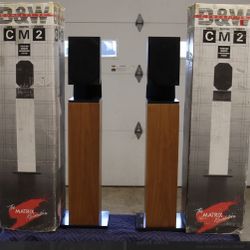 B&W Matrix CM2 Tower Speakers 
