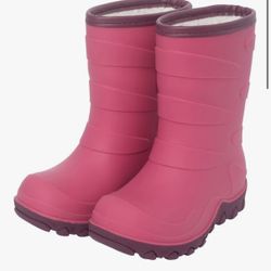 Kids Winter Rain Boots, Insulated Warm Snow Boots, Children Waterproof Mud Boots for Boys and Girls, Toddler/Little Kid/Big Kid