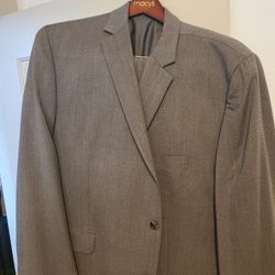 3 Piece Suit (Big & Tall, 54L, Olive)