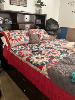 Queen bed frame