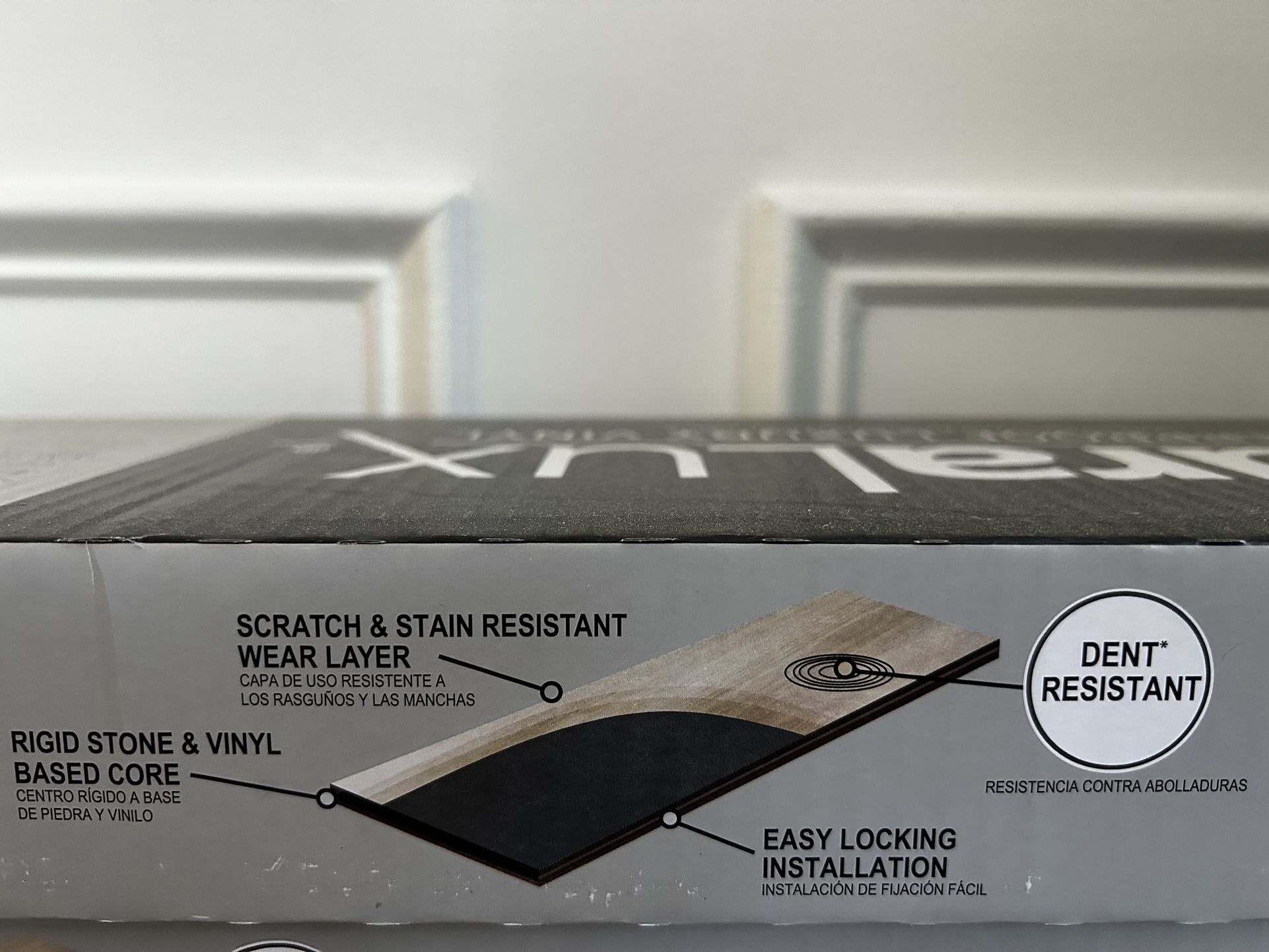 Duralux Rigid Core Luxury Vinyl Plank (Weathered Charcoal)