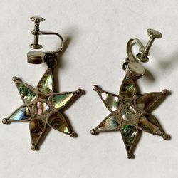 Mother of Pearl / Abalone Star Earrings