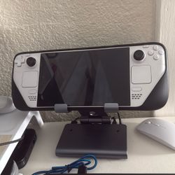 Steam Deck OLED 512gb Full White Shell Conversion