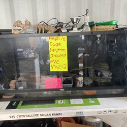 Reptile Cage Everything Included 4’x2’x2’ $300 Firm Local Delivery Included too