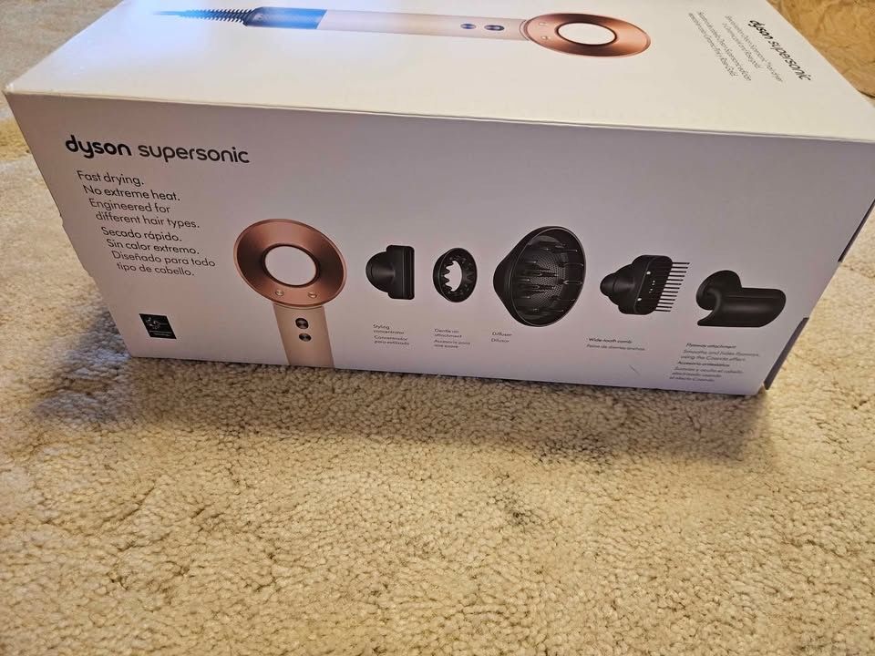 Dyson Limited Edition Pink and Rose Gold Supersonic Hair Dryer