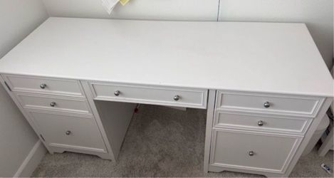 white 63 inch desk bradstone