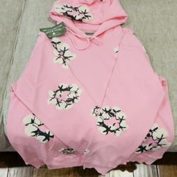 NEW PINK DENIM TEARS CACTUS WREATH HOODIE – MEDIUM!
