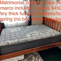 🛏️🛏️🛏️-$$$325 to $450 camas queen y matrimonial--multiple queen/Full size mattresses/box springs and twin size available too  (price is on each pic