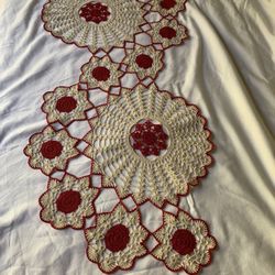 Handmade Crochet Table Runner