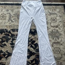 Lululemon white Flared Sweats 