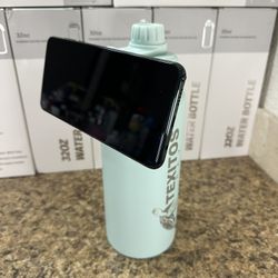 water bottle magnetic phone holder