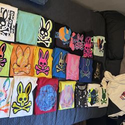 Psycho Bunny Shirts Size 8 (xxl) LOT !